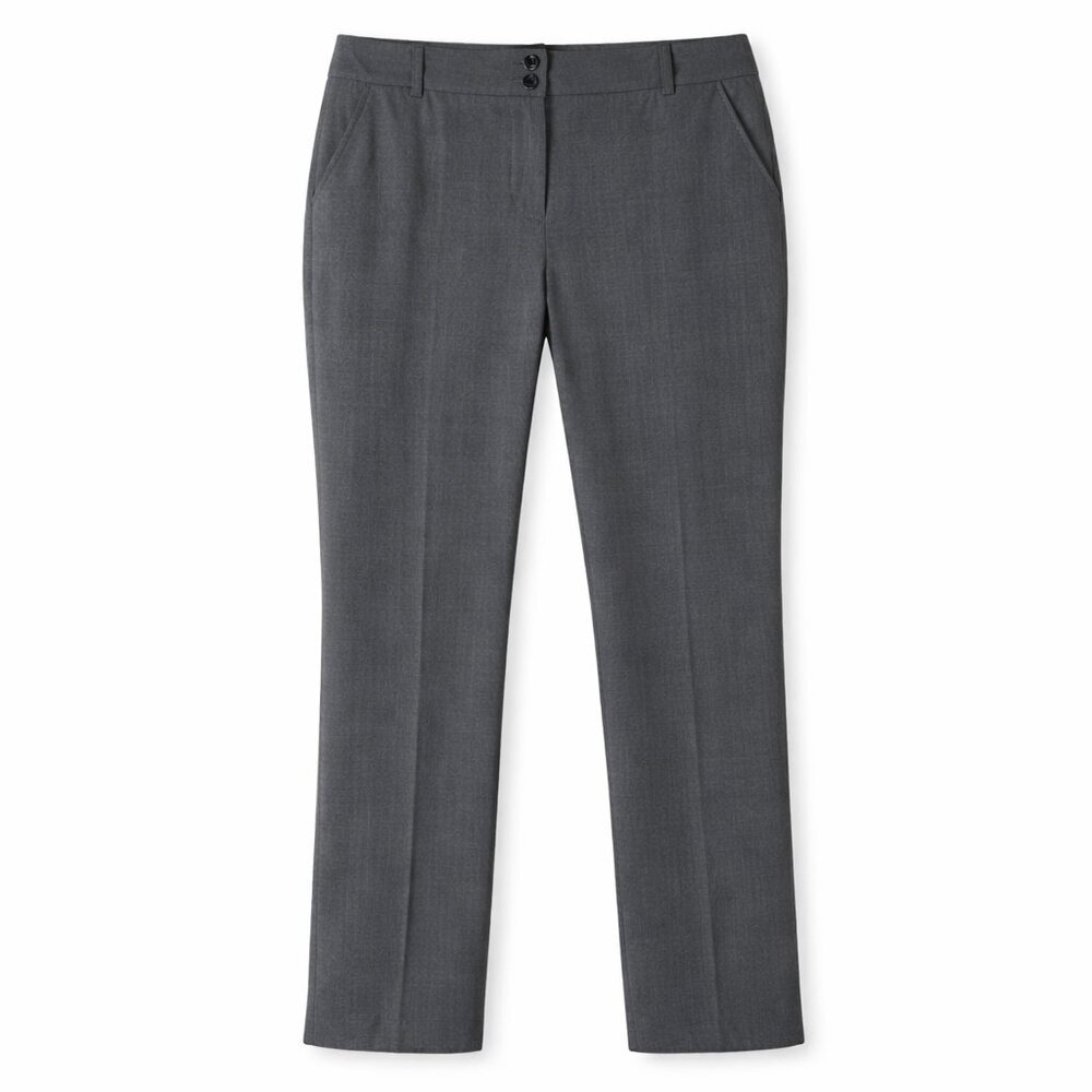Mariana Marquez Women’s Gray Stretch Crop Pants M – Slim Ankle Trousers
